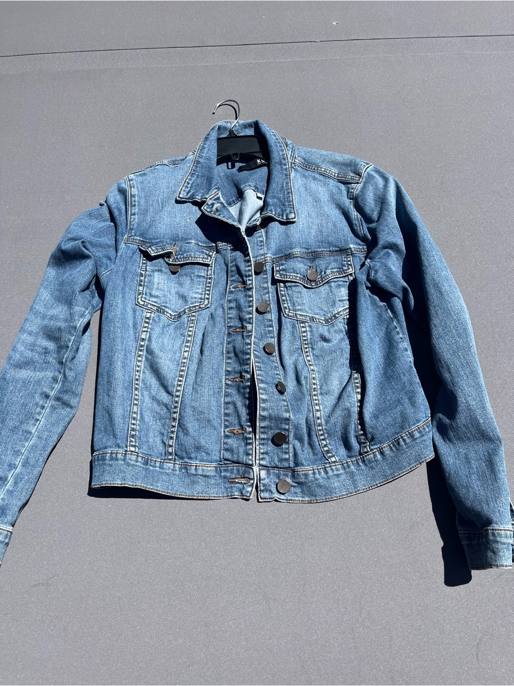 Kut from the Kloth Blue Denim Jean Jacket